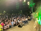 Sport sotto le stelle, Cristina D'Avena durante lo show